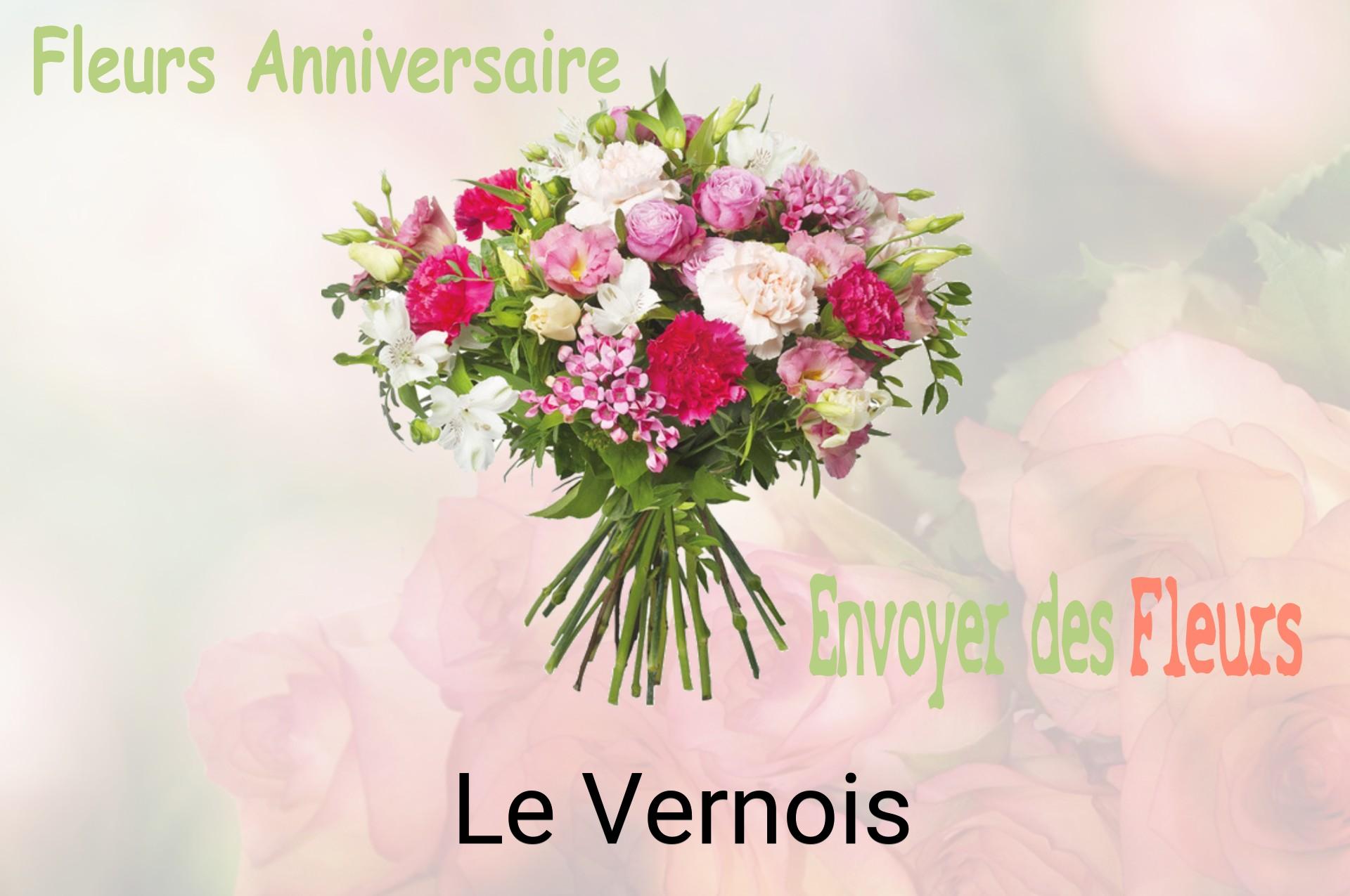 Bouquet de fleurs d’anniversaire livré à Le Vernois