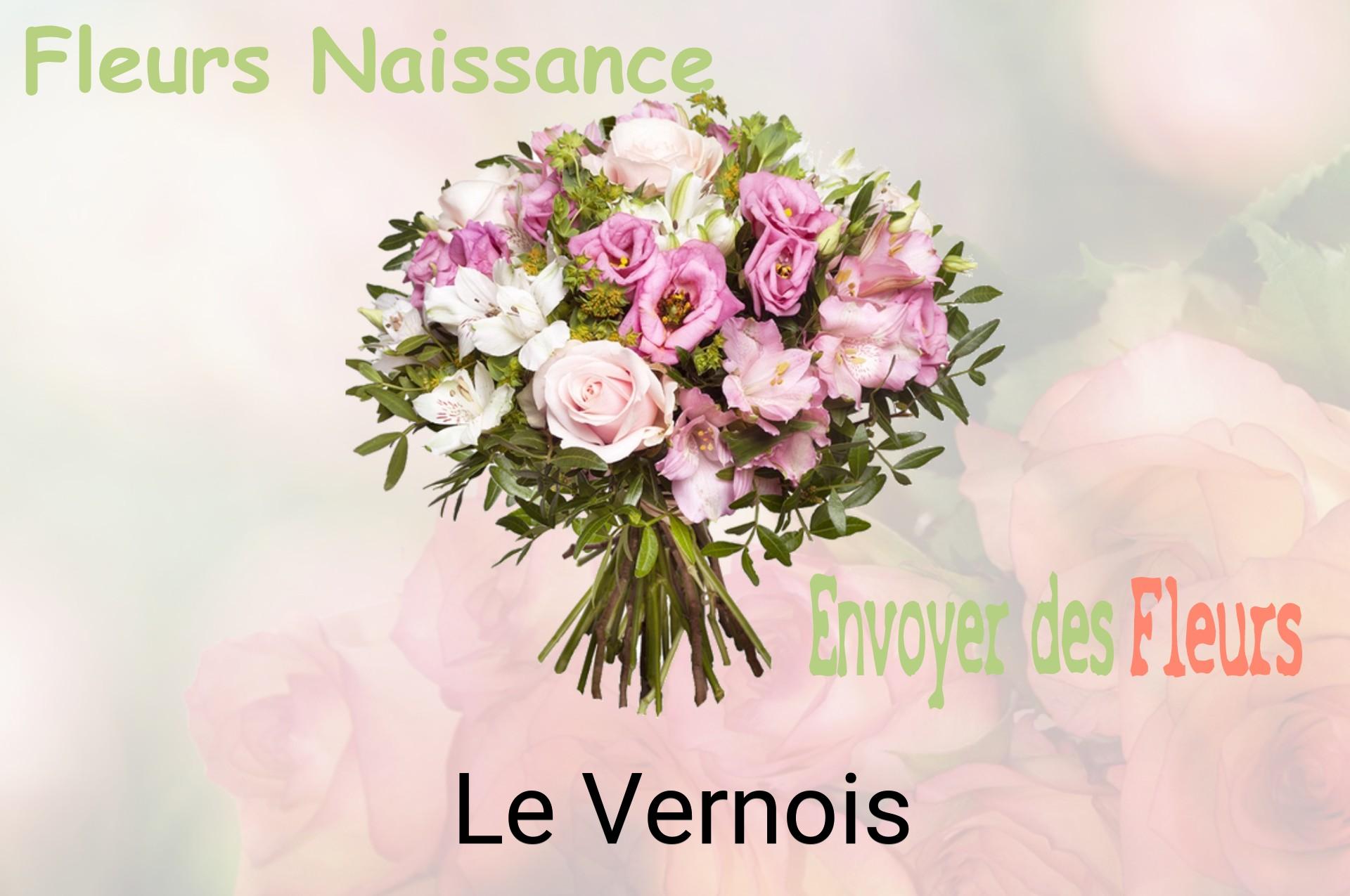 Bouquet de fleurs de naissance livré à Le Vernois