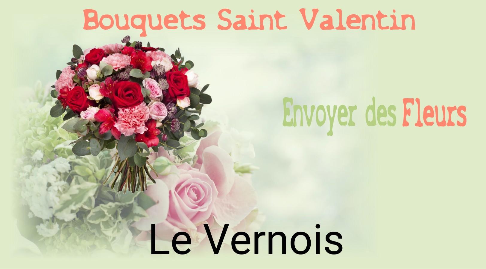 Roses de Saint-Valentin livrées à Le Vernois